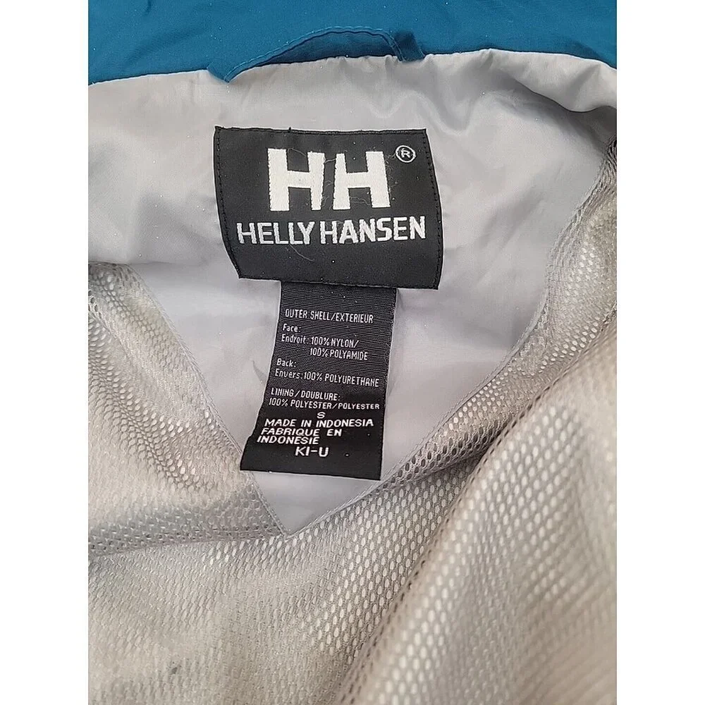 Helly Hanson Helly Tech Waterproof Jacket Size Small Blue - Picture 7 of 16
